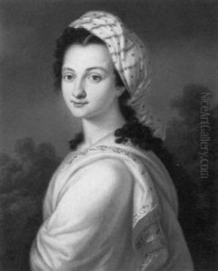 Portrat Julie Reichsfreiin Von Leeuwen, Verheiratet An Alois Fedrigioni, Edler Von Etschthal, K. K. Oberstleutnant by Johann Daniel Donat