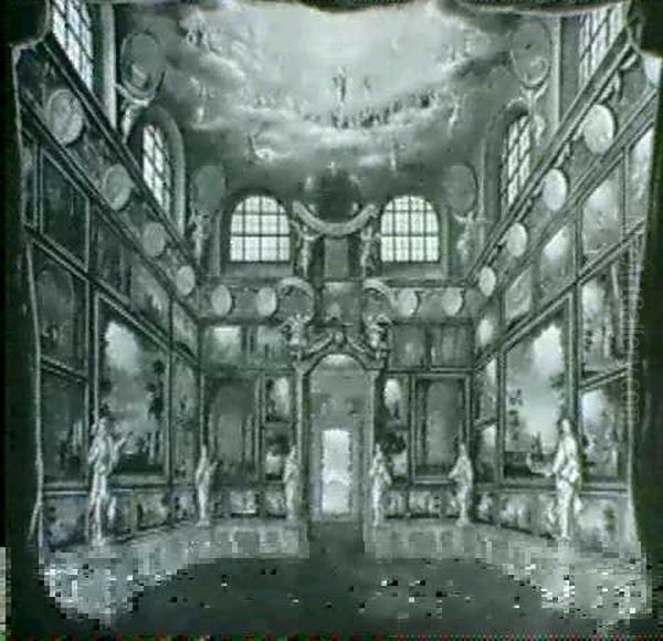 Eine Furstliche Gemaldegalerie Mit                          Freskiertem Plafond - view 1