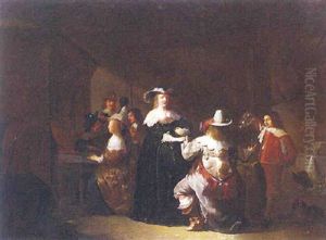 Societe Elegante Dans Un Interieur