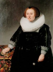 Portrait Of A Lady With A Ruff Collar Portrait Of A Lady With A Ruff Collar