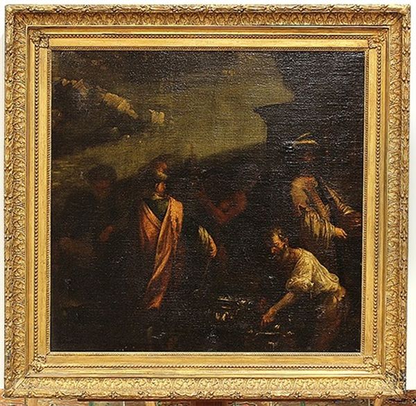 Figures In Landscape With Ruins - view 1