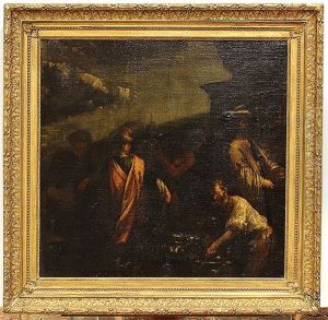 Figures In Landscape With Ruins
