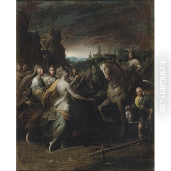 The Triumph Of David - view 1