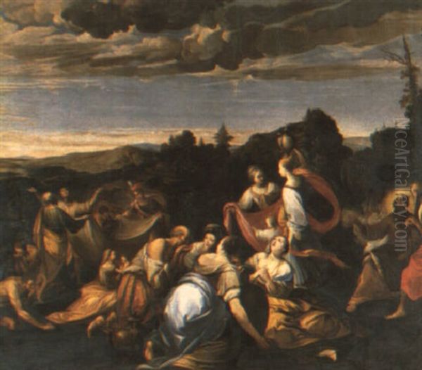 The Gathering Of Manna - view 1