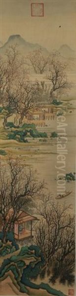 Landscape Painting, Dong Bangda (1699- 1769) - view 1