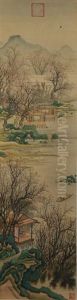 Landscape Painting, Dong Bangda (1699- 1769) by Dong Bangda