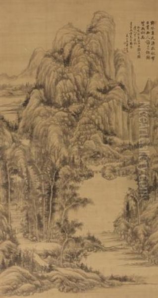 Thatched Hut In Autumnal Mountains - view 1