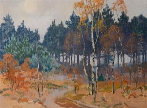 Paysage Arbore by Auguste Donnay