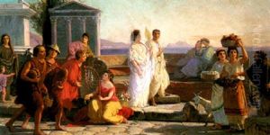 The Wine Merchant by Otto Donner von Richter