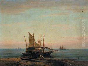 Vedute Marine (4 Works) by Emilio Donnini