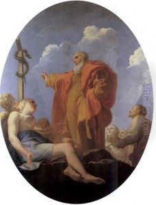 The Brazen Serpent by Girolamo Donnini