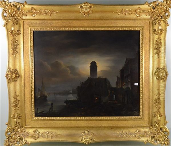 Vue De Port Le Soir - view 1