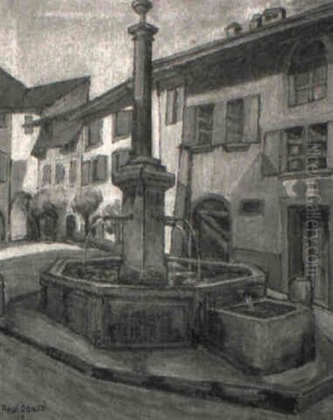 Der Dorfbrunnen Von Auvernier - view 1
