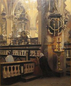 Interieur Van Een Kerk by Theo Van Doormael