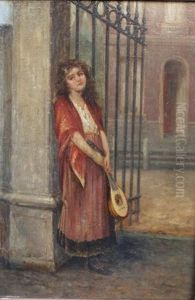 Jeune Fille A La Mandoline
