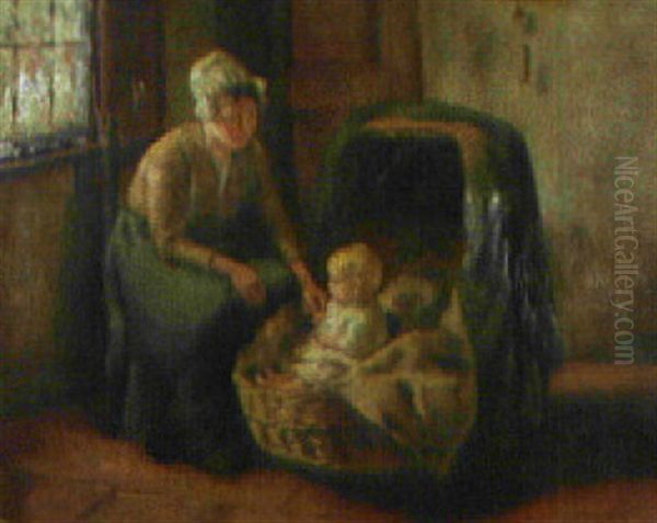 Mutter Mit Kinderwiege - view 1