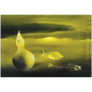 Surrealist Landscape by Tinus, Van Doorn Jnr.