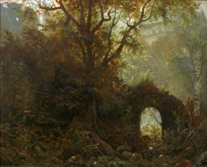 Paysage Aux Ruines by Gustave Dore