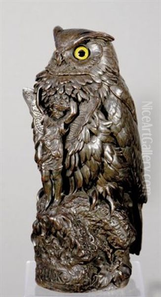 Mischievous Fairy With Owl - view 1