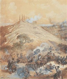 Die Schlacht Von Solferino by Gustave Dore
