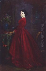 Portrait De La Comtesse De Castiglione (?) by Gustave Dore