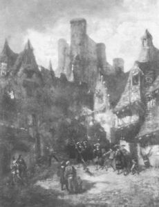 The Arrest (a Medieval Street Scene)