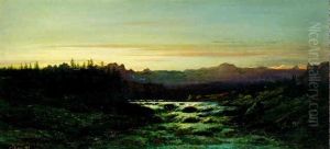 Mountainous Landscape by Gustave Dore