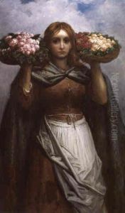 Jeune Fille Aux Fleurs