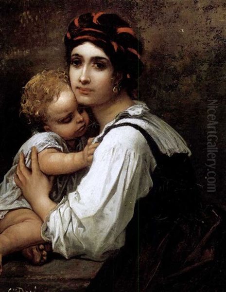 A Mother And Child - view 1