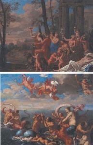 The Triumph Of Bacchus by Louis Dorigny