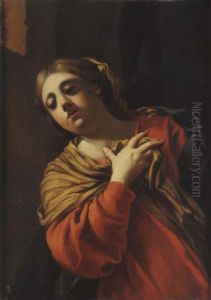 La Vierge De L'annonciation by Michel Dorigny