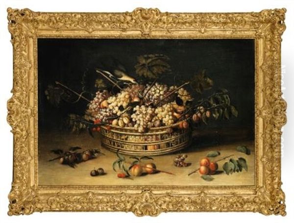 Still Life With A Basket Of Grapes - view 1