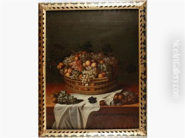 Corbeille De Fruits Sur Un Entablement - view 1