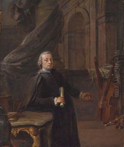 Bildnis Eines Adeligen Geistlichen Herren by Johann Jakob Dorner the Elder