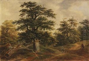 Jager Im Wald by Johann Jakob Dorner the Younger