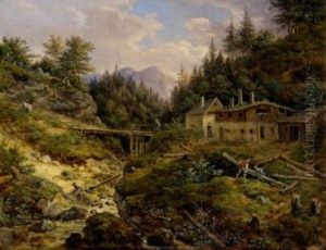 Oberbayerische Gebirgslandschaft