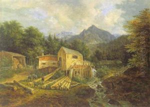 Sagewerk Im Gebirge Sagewerk Im Gebirge