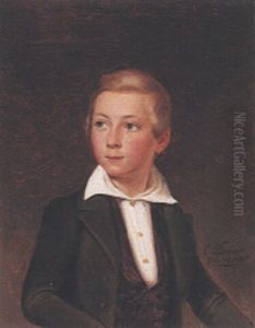 Edmond Baron Von Ludinghausen-wolff Im Alter Von 15 Jahren by Johann Conrad Dorner