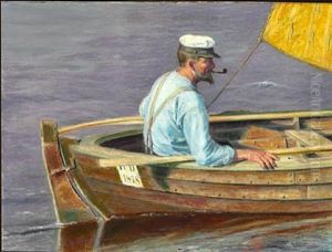 En Gammel Hvidlingfisker. Tidlig Sommerformiddag by Anton Laurids Johannes Dorph