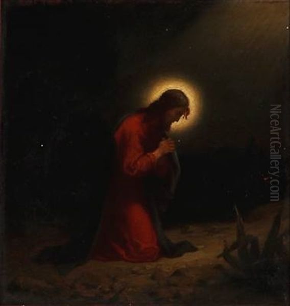 The Praying Jesus - view 1