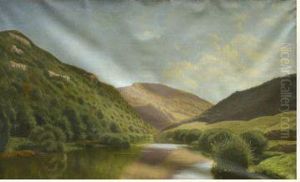 La Vallee Du Dessoubre Dans Le Jura by Ernest Emile Armand-Delille