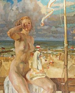 At The North Sea by Ferdinand Dorsch