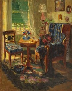 Wohnzimmerinterieur - Der Lieblingsplatz by Ferdinand Dorsch