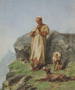 Un Berger Berbere by Edouard Armand-Dumaresq