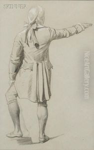 Sketch Of A Gentleman by Edouard Armand-Dumaresq