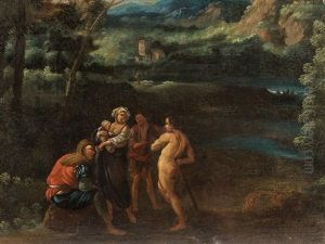 River Landscape by Dosso Dossi