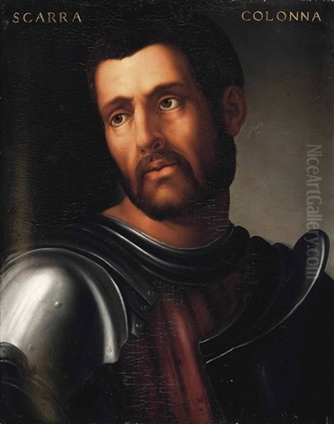 Portrait Of Giacomo Sciarra Colonna (1270-1329), Bust-length, In Armour - view 1