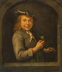 Junge Mit Vogel