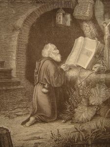Der Betende Einsiedler by Gerrit Dou