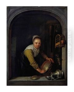 La Menagere by Gerrit Dou
